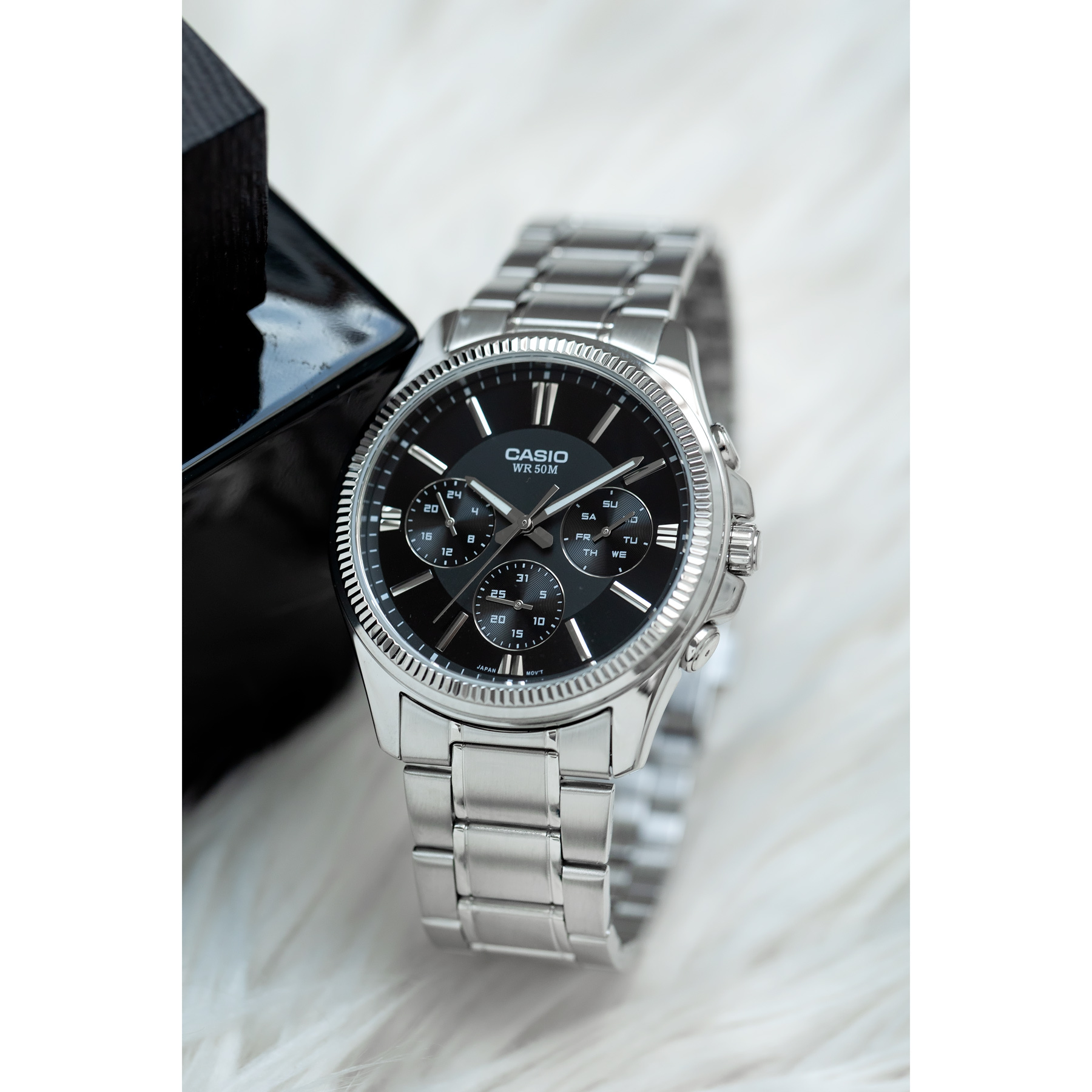 ZEGAREK MĘSKI CASIO MTP-1375D-1AVDF (zd112b) + BOX