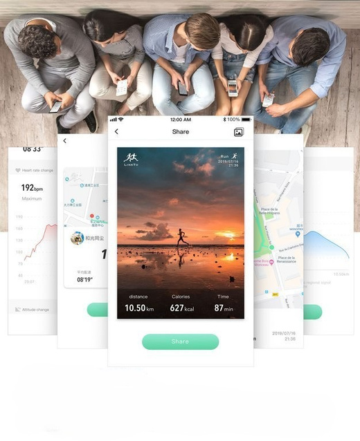 WOMEN'S SMARTWATCH G. Rossi G.RSF1-4C2-1 rosegold/black + extra PASSAGE (sg003b)