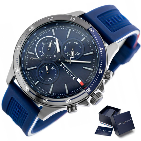 TOMMY HILFIGER MEN'S WATCH 1791721 BANK (zf023a)