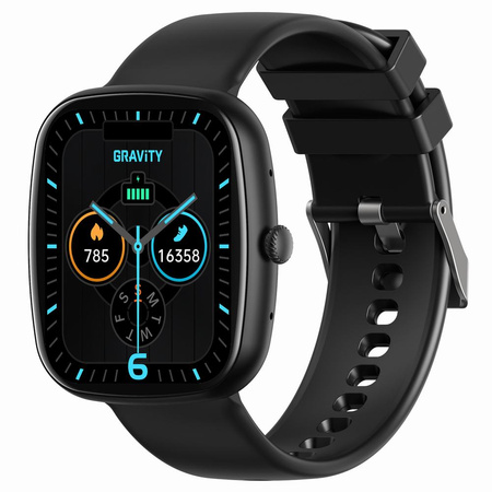 SMARTWATCH UNISEX GRAVITY GT18-10 - ROZMOWY BLUETOOTH, DODATKOWY PASEK (sg036j)