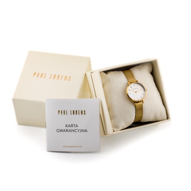 PAUL LORENS WOMEN'S WATCH - PL20004B-3D1 (zg567b) + BOX