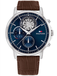 TOMMY HILFIGER MEN'S WATCH 1710629 Steward Open Heart + BOX