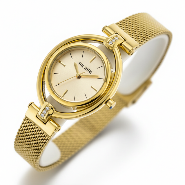 ZEGAREK DAMSKI PAUL LORENS - PL13628B-4D1 (zg555h) + BOX