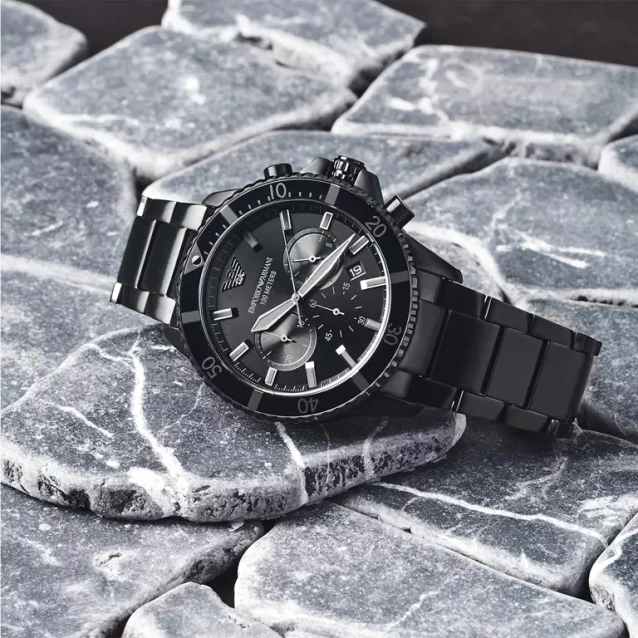EMPORIO ARMANI AR11363 DIVER MEN'S WATCH (zi035a) + BOX