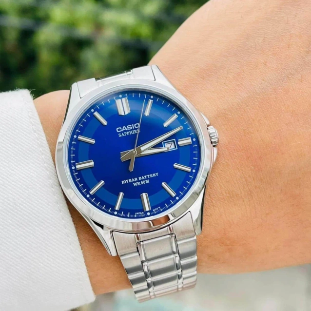 Casio Men's Watch MTS-100D-2A + BOX (zd236c) Sapphire