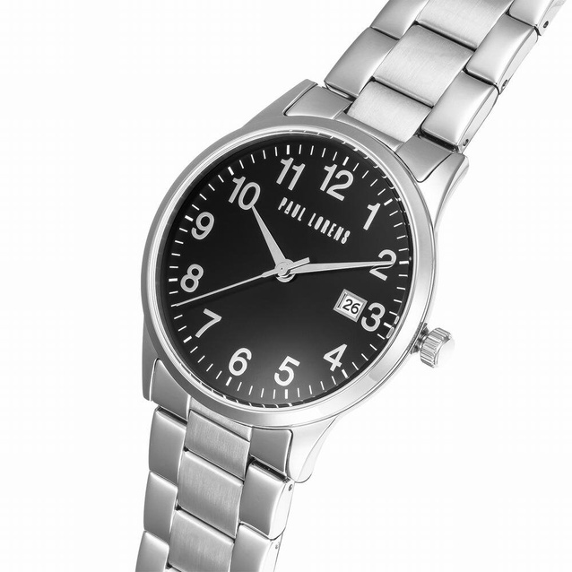 PAUL LORENS MEN'S PRESENT SET - Watch + Bracelet (zg368d)