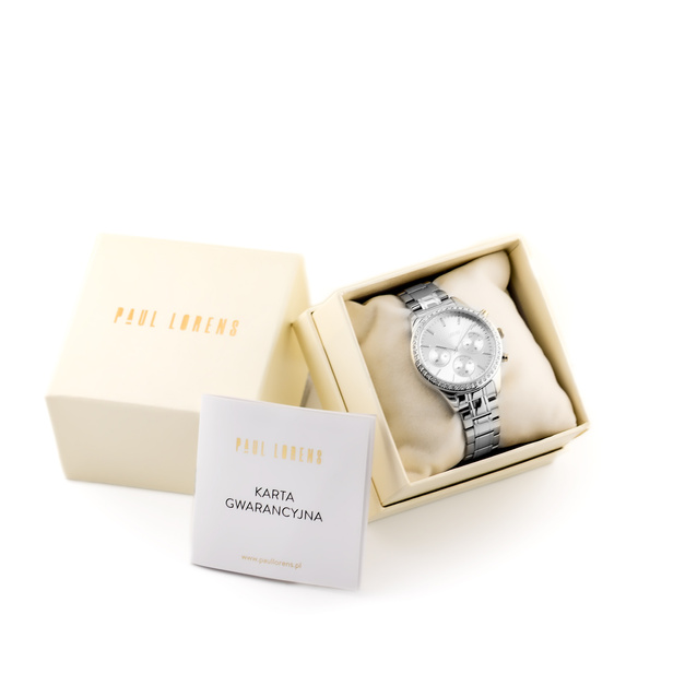 PAUL LORENS WOMEN'S WATCH - PL20020B-3C1 (zg569c) + BOX