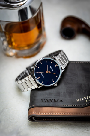 CASIO MTP-VT01D-2B MEN'S WATCH (zd165n) + BOX