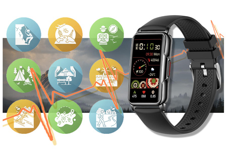 SMARTWATCH FOR WOMEN Rubicon RNCF04 - SPORTS MODES, SNOW MONITOR (sr050b)