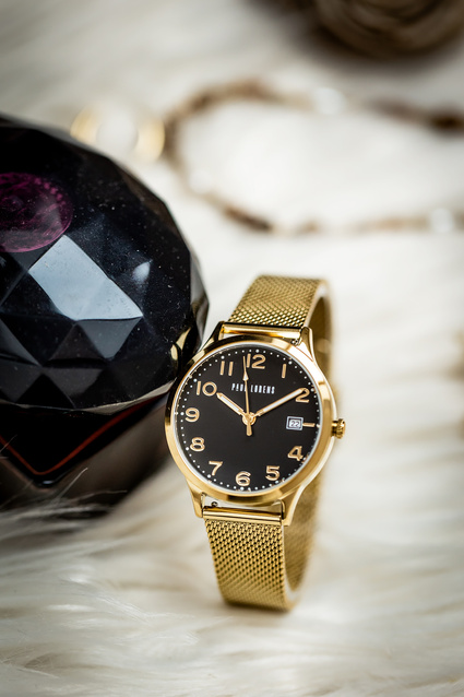 PAUL LORENS WOMEN'S WATCH - PL20000B-1D1 (zg572c) + BOX