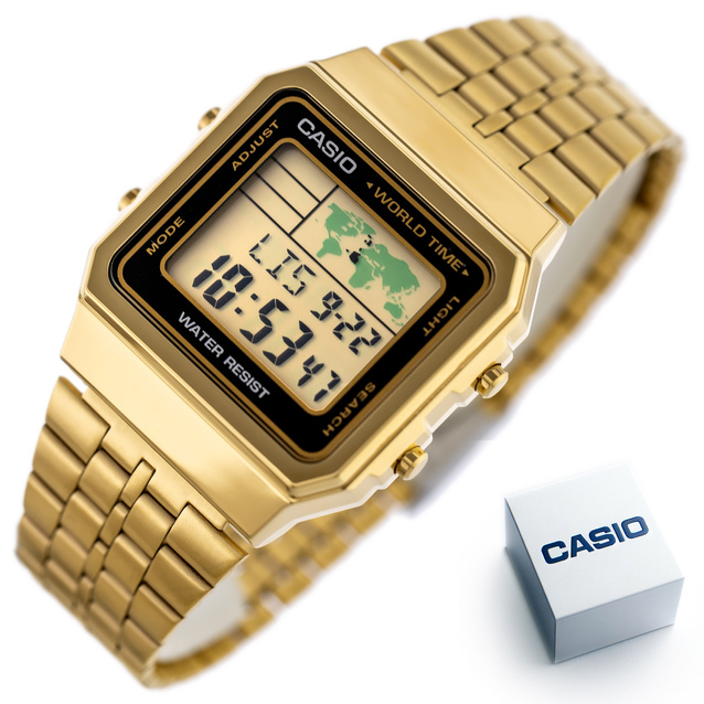 CASIO VINTAGE MEN'S WATCH A500WGA-1 (zd158c) + BOX