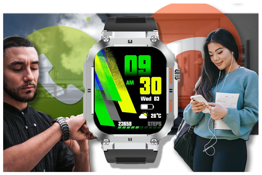 GRAVITY GT6-5 MEN'S SMARTWATCH - CONNECTIONS, SNOW MONITOR (sg020e)