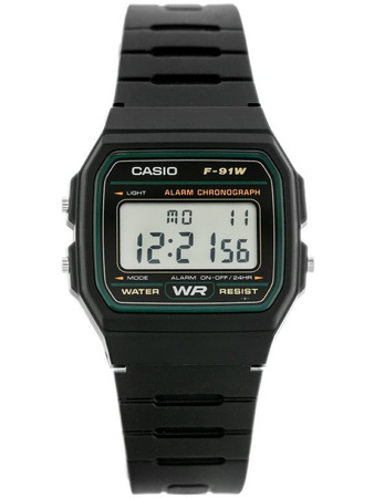 ZEGAREK MĘSKI CASIO F-91W-3DG (zd102c)  + BOX