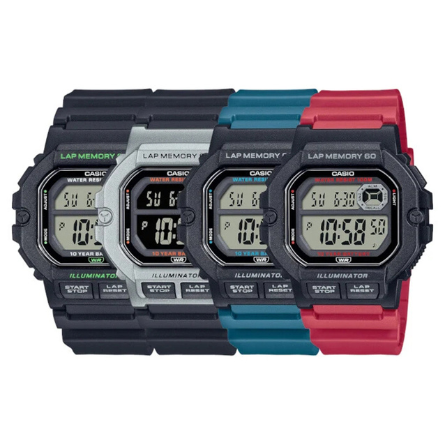 CASIO Sports Men's WATCH WS-1400H-4AVEF + BOX (zd271g)