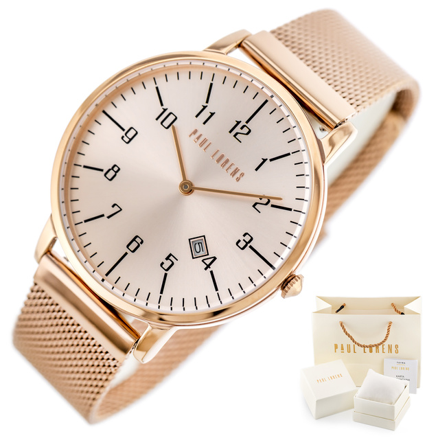 PAUL LORENS WOMEN'S WATCH - PL11503B-4D2 (zg510e) + BOX