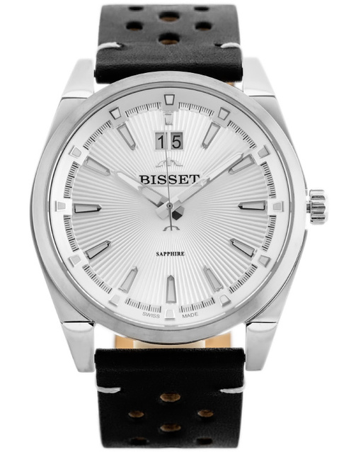 BISSET BSCF40 MEN'S WATCH (zb095a) - SAFETY GLASS