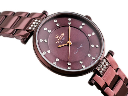 G. ROSSI WATCH - C5131B-2B3 (zg780d) violet + BOX