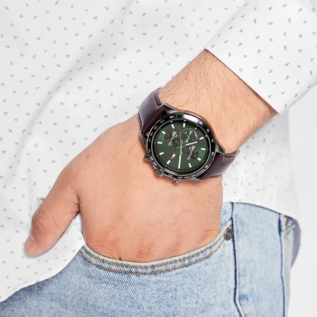 TOMMY HILFIGER MEN'S WATCH 1792017 Miles (zf113b) + BOX
