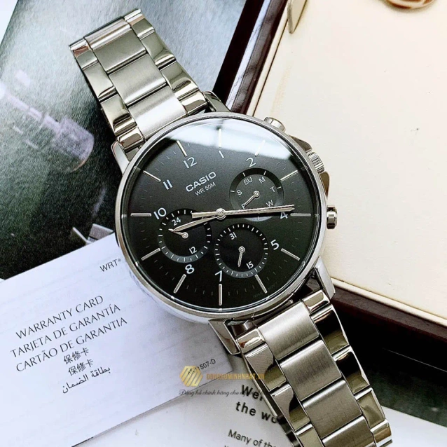 CASIO MTP-E321D-1A MEN'S WATCH (zd269a) + BOX