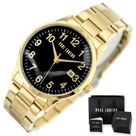 PAUL LORENS MALE WATCH - PL14573B2-1D1 (zg368c) + BOX