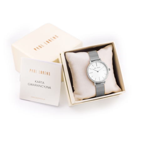PAUL LORENS WOMEN'S WATCH - PL12894B-3C1 (zg553b) + BOX