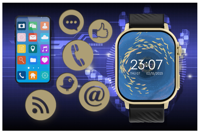 SMARTWATCH UNISEX GRAVITY GT15-6 - BLUETOOTH CONNECTIONS, ADDITIONAL PASSAGE (sg029f)