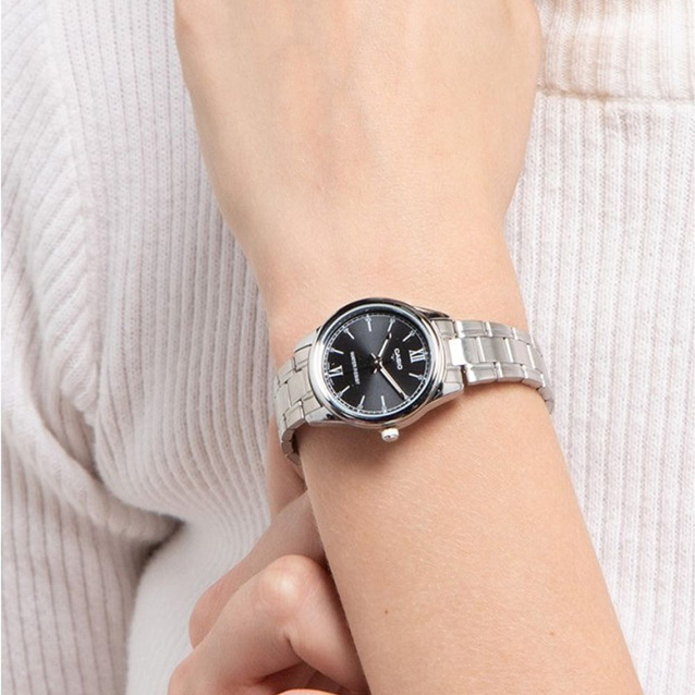 CASIO LTP-V005D-1B2 WOMEN'S WATCH (zd586k) + BOX