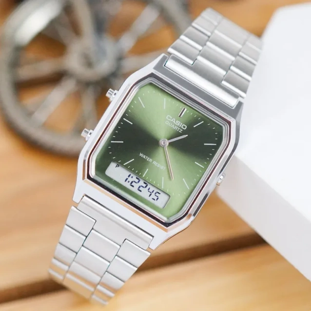 ZEGAREK UNISEX CASIO Vintage  AQ-230A-3AMQYDF + BOX