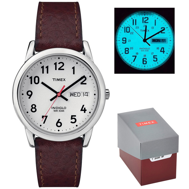 UNISEX TIMEX EASY READER T20041 WATCH + BOX
