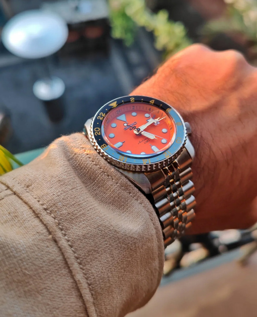 MEN'S WATCH SEIKO 5 SPORTS SSK005K1 GMT AUTOMAT WR100 + BOX