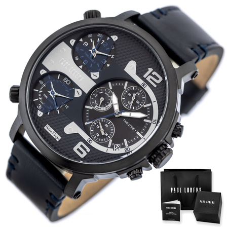 PAUL LORENS MALE WATCH - PL11706A2-1A1 (zg369a) + BOX