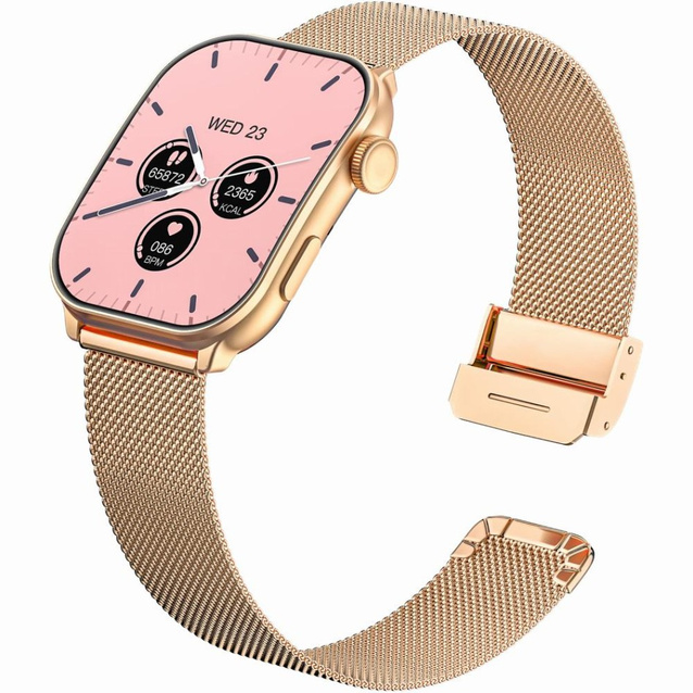 SMARTWATCH UNISEX GRAVITY GT28-6 - ROZMOWY BLUETOOTH, DODATKOWY PASEK (sg037f)