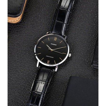 CASIO MTP-VT01L-1B MEN'S WATCH + BOX (zd165g)