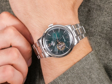 Zegarek Męski Orient Classic Bambino Open Heart RA-AG0026E10B + BOX