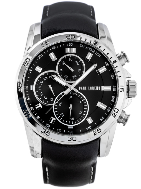 PAUL LORENS MALE WATCH - PL9753A8-1A1 (zg364a) + BOX