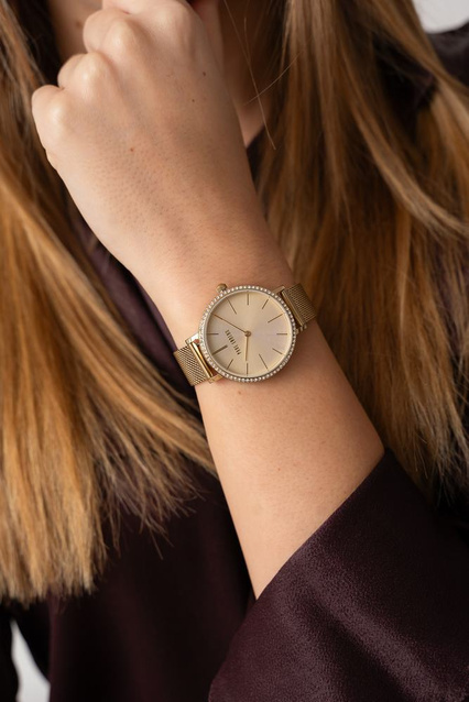 PAUL LORENS WOMEN'S WATCH - PL12894B-4D1 (zg553d) + BOX