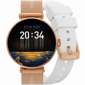 SMARTWATCH DAMSKI GRAVITY GT26-2 - DODATKOWY PASEK (sg042b)