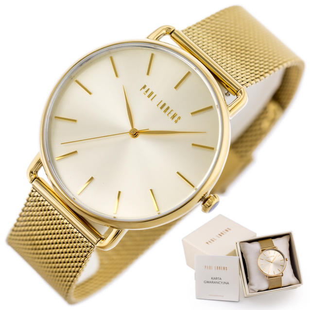 PAUL LORENS WOMEN'S WATCH - PL13032B-4D1 (zg554e) + BOX