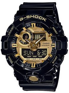 ZEGAREK MĘSKI CASIO G-SHOCK GA-710GB-1AER (zd140b)