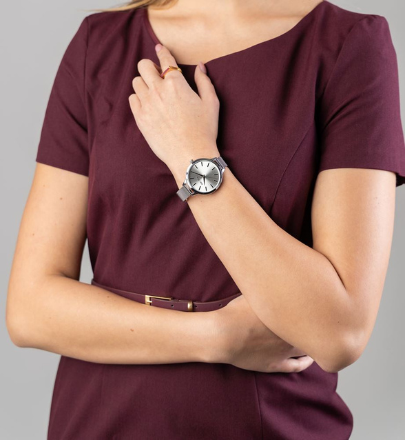 PAUL LORENS WOMEN'S PRESENT SET Watch + bracelet (zg506e) 