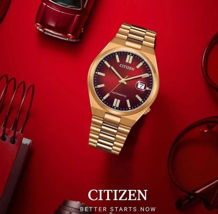 ZEGAREK MĘSKI CITIZEN Tsuyosa NJ0153-82X - AUTOMAT SZAFIR  