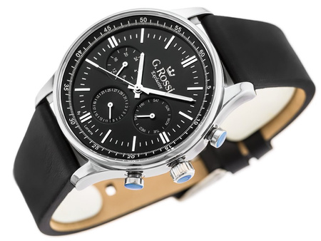G. ROSSI WATCH - E-10602A2-1A1 - EXCLUSIVE (zg278b) + BOX