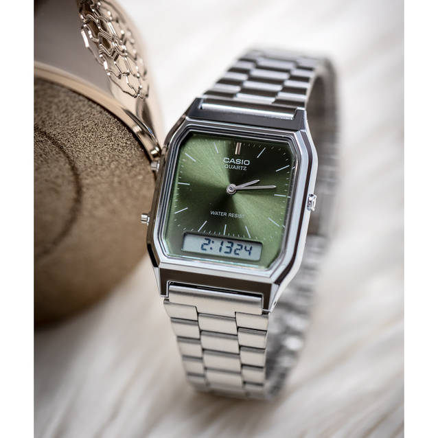 ZEGAREK UNISEX CASIO Vintage  AQ-230A-3AMQYDF + BOX