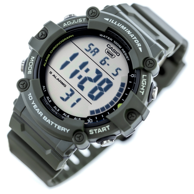 MEN'S WATCH CASIO SPORT ILLUMINATOR AE-1500WHX-3A + BOX