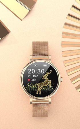 WOMEN'S SMARTWATCH Rubicon RNBE64 - BPWATCH, PULSOKSYMETER (sr013d)