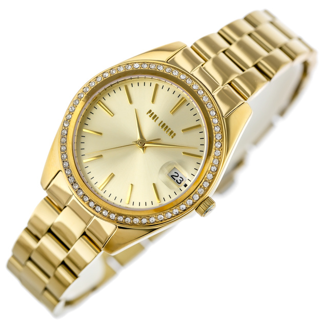 PAUL LORENS WOMEN'S WATCH - PL20001B-4D1 (zg570a) + BOX
