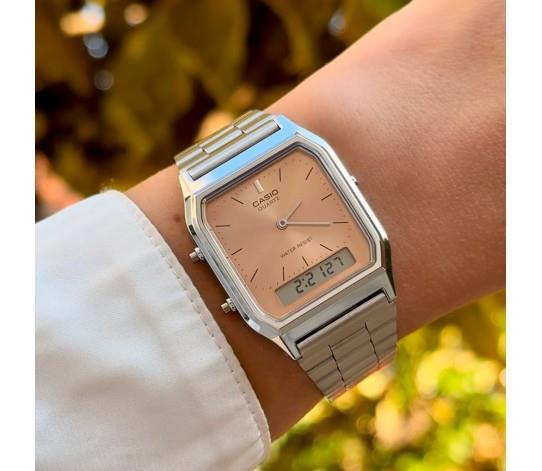 ZEGAREK UNISEX CASIO Vintage  AQ-230A-4AMQYDF + BOX