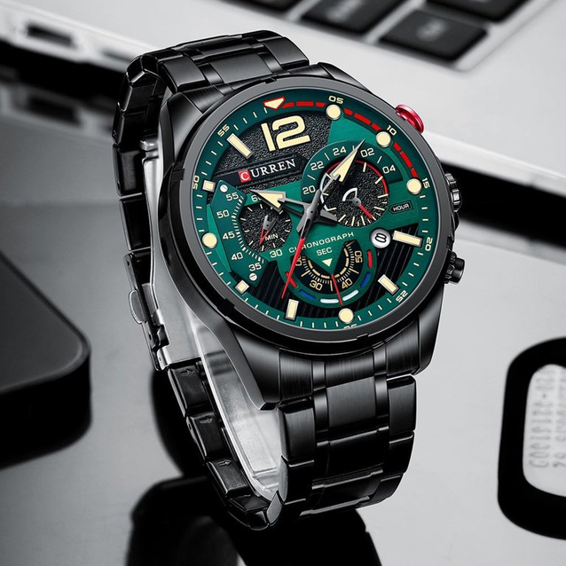 MEN'S WATCH CURREN 8395 (zc019c) - CHRONOGRAPH