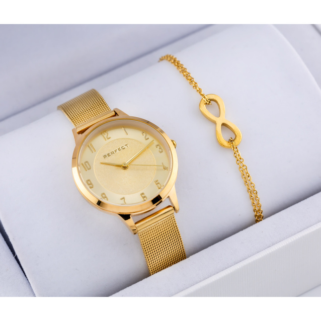 WOMEN'S PRESENT SET - Watch + bracelet (zp532e) 
