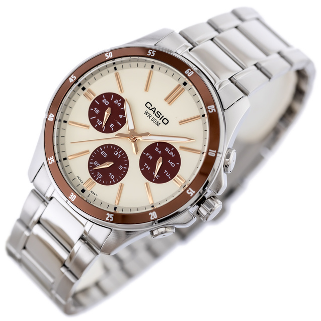 CASIO MEN'S WATCH MTP-1374D-5A2 (zd063g) + BOX